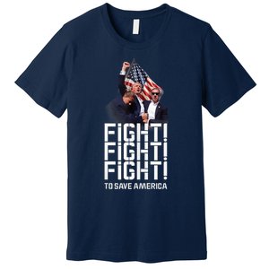 HeLl Never Stop Fight To Save America Trump Campaign 2024 Premium T-Shirt