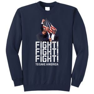 HeLl Never Stop Fight To Save America Trump Campaign 2024 Tall Sweatshirt