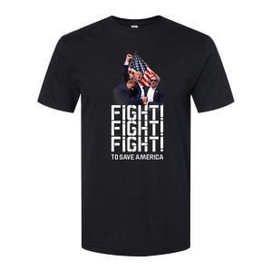 HeLl Never Stop Fight To Save America Trump Campaign 2024 Softstyle CVC T-Shirt