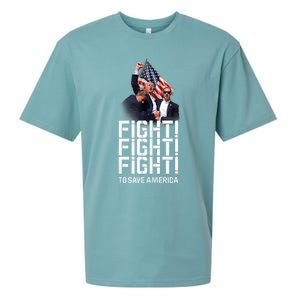 HeLl Never Stop Fight To Save America Trump Campaign 2024 Sueded Cloud Jersey T-Shirt