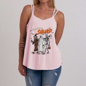 Halloween Night Shift Squad Nursing Funny Skeleton Nurse Women's Strappy Tank