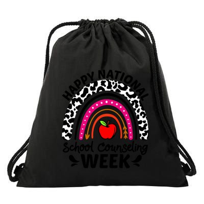 Happy National School Counseling Week Eletary Middle Gift Drawstring Bag