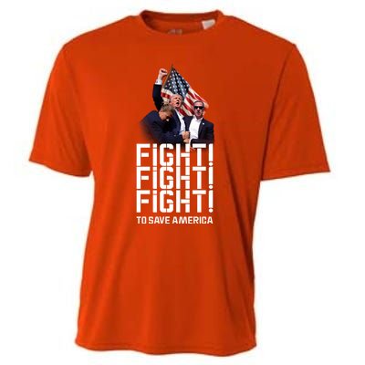 HeLl Never Stop Fight To Save America Trump Campaign 2024 Gift Cooling Performance Crew T-Shirt