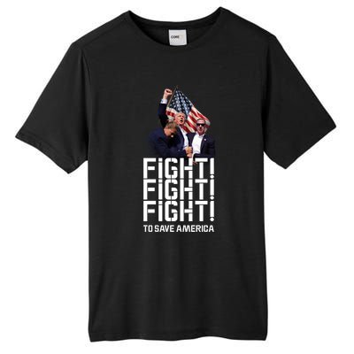 HeLl Never Stop Fight To Save America Trump Campaign 2024 Gift Tall Fusion ChromaSoft Performance T-Shirt