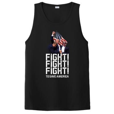 HeLl Never Stop Fight To Save America Trump Campaign 2024 Gift PosiCharge Competitor Tank