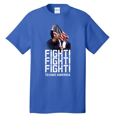 HeLl Never Stop Fight To Save America Trump Campaign 2024 Gift Tall T-Shirt