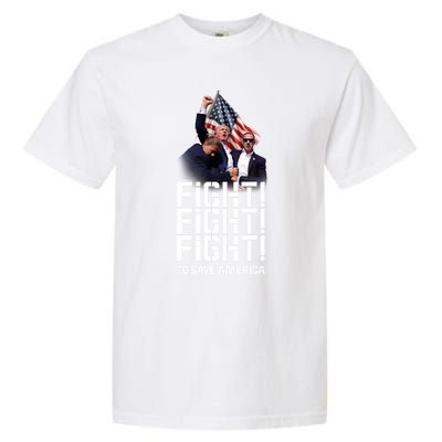 HeLl Never Stop Fight To Save America Trump Campaign 2024 Gift Garment-Dyed Heavyweight T-Shirt