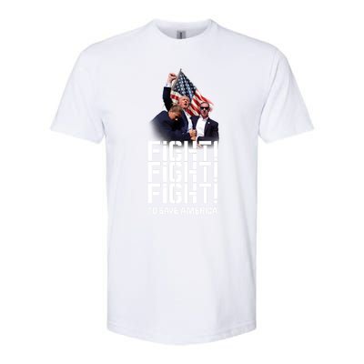 HeLl Never Stop Fight To Save America Trump Campaign 2024 Gift Softstyle CVC T-Shirt