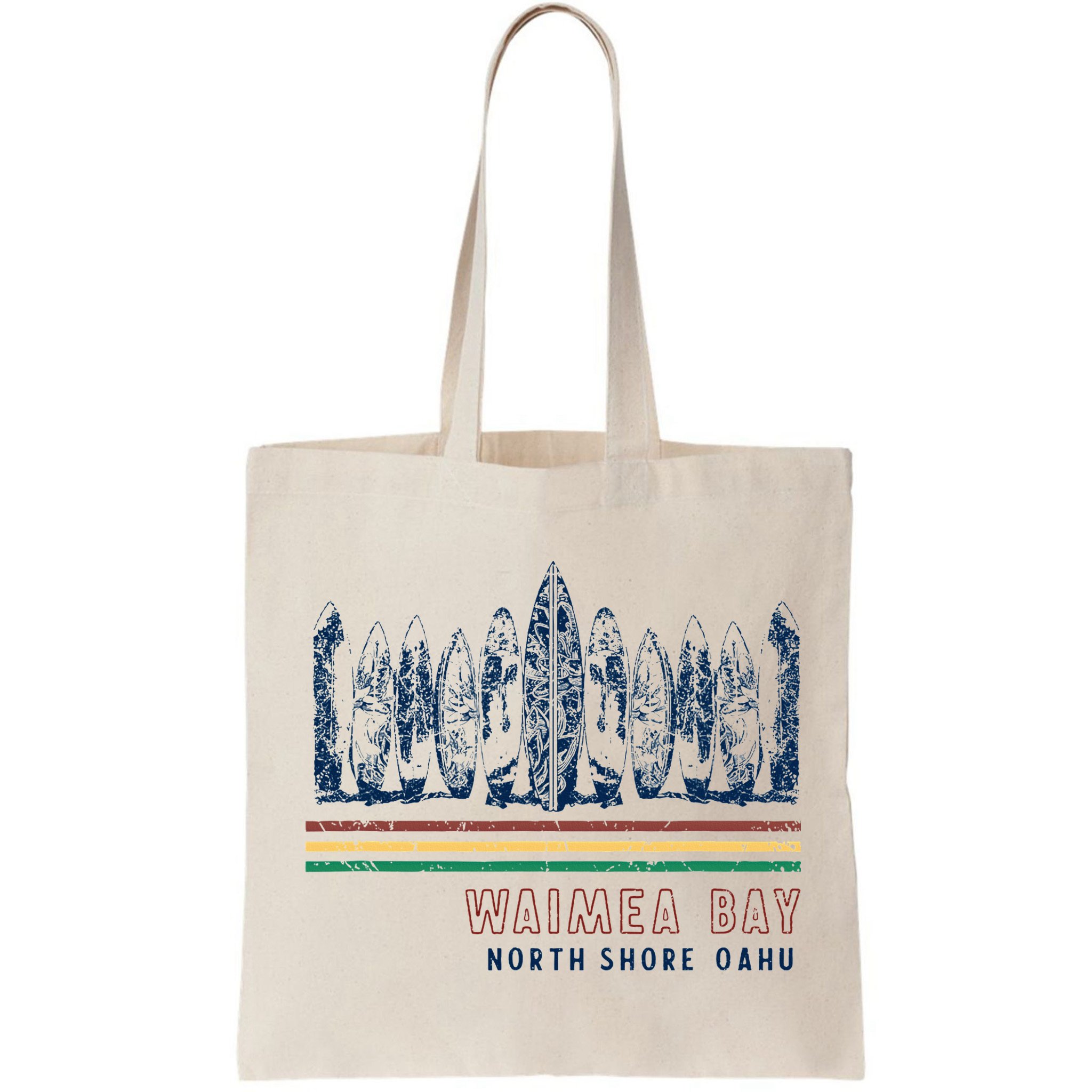 Hawaii North Shore Oahu Waimea Bay Retro Surfing Bag