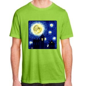 Halloween Nights, Starry Night Painting Adult ChromaSoft Performance T-Shirt