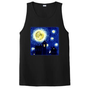 Halloween Nights, Starry Night Painting PosiCharge Competitor Tank