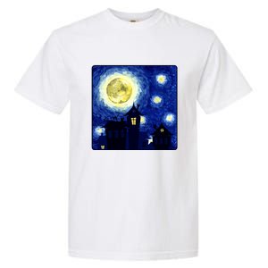 Halloween Nights, Starry Night Painting Garment-Dyed Heavyweight T-Shirt