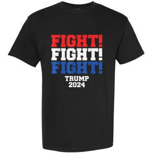 HeLl Never Stop Fighting To Save America Trump 2024 Garment-Dyed Heavyweight T-Shirt