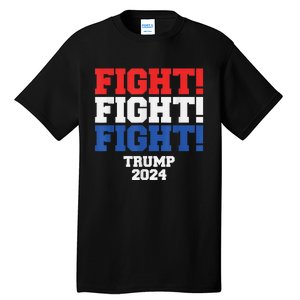 HeLl Never Stop Fighting To Save America Trump 2024 Tall T-Shirt