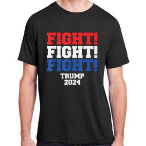 HeLl Never Stop Fighting To Save America Trump 2024 Adult ChromaSoft Performance T-Shirt