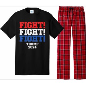 HeLl Never Stop Fighting To Save America Trump 2024 Pajama Set