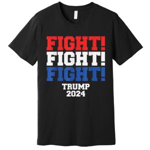 HeLl Never Stop Fighting To Save America Trump 2024 Premium T-Shirt