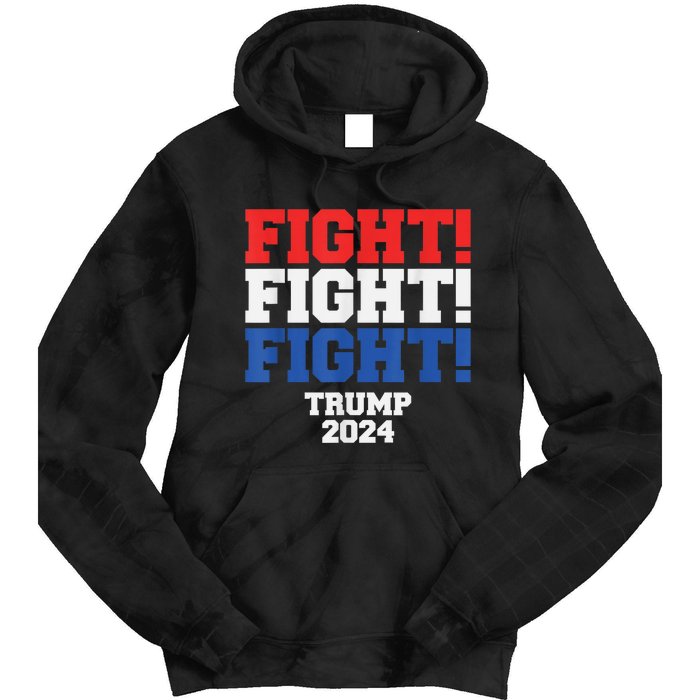 HeLl Never Stop Fighting To Save America Trump 2024 Tie Dye Hoodie