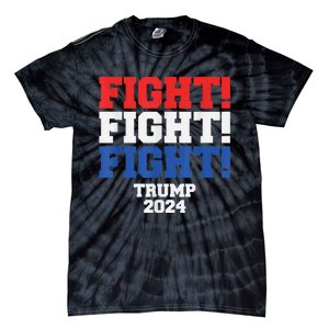 HeLl Never Stop Fighting To Save America Trump 2024 Tie-Dye T-Shirt