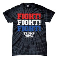 HeLl Never Stop Fighting To Save America Trump 2024 Tie-Dye T-Shirt