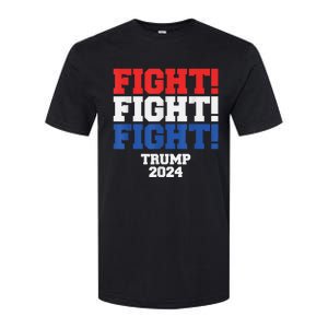 HeLl Never Stop Fighting To Save America Trump 2024 Softstyle CVC T-Shirt