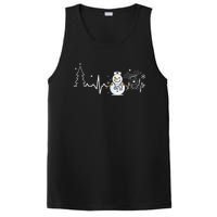 Heartbeat Nurse Snowman Nurse Christmas PosiCharge Competitor Tank