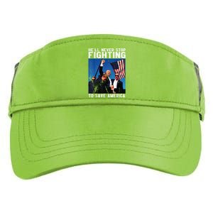 HeLl Never Stop Fighting To Save America Political Saying Cool Gift Adult Drive Performance Visor