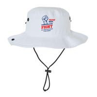 HeLl Never Stop Fighting To Save America Trump 2024 Legacy Cool Fit Booney Bucket Hat