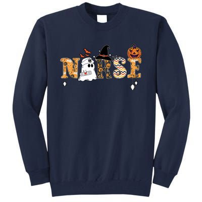 Halloween Nurse Spooky Nurse Health Care Team Squad Tall Sweatshirt