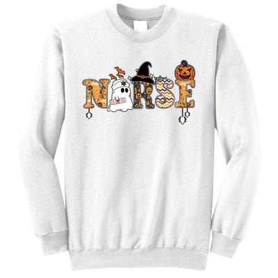 Halloween Nurse Spooky Nurse Health Care Team Squad Sweatshirt