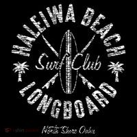 Hawaii North Shore Haleiwa Beach Surf Club Tall T-Shirt