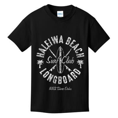 Hawaii North Shore Haleiwa Beach Surf Club Kids T-Shirt