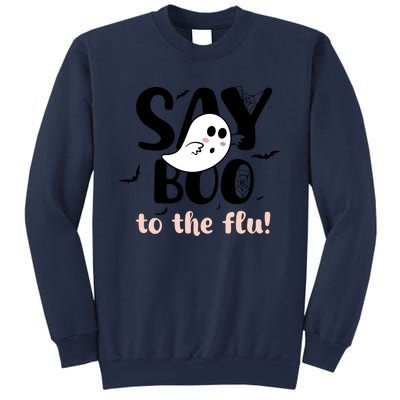 Halloween Nurse Say Boo To The Flu Sweatshirt