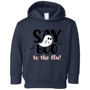 Halloween Nurse Say Boo To The Flu Toddler Hoodie