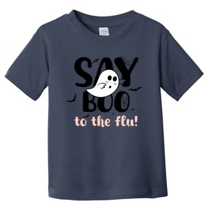 Halloween Nurse Say Boo To The Flu Toddler T-Shirt