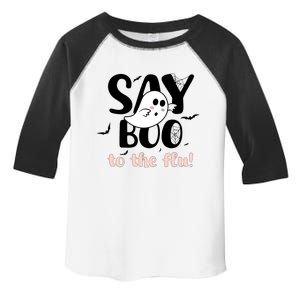 Halloween Nurse Say Boo To The Flu Toddler Fine Jersey T-Shirt