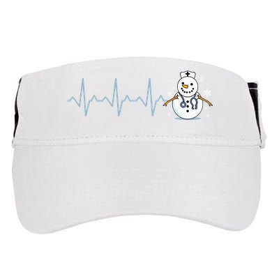 Heartbeat Nurse Snowman Nurse Christmas Adult Drive Performance Visor