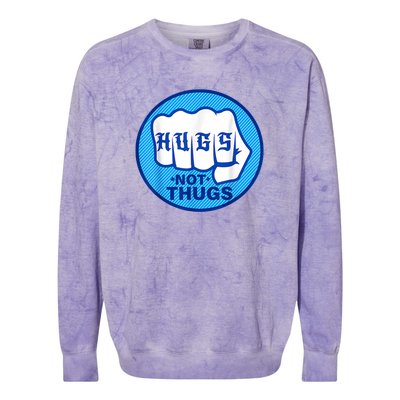 HUGS NOT THUGS Colorblast Crewneck Sweatshirt