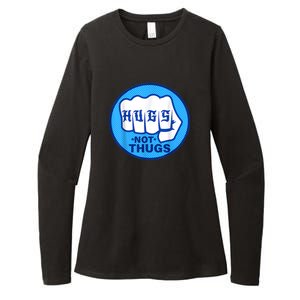 HUGS NOT THUGS Womens CVC Long Sleeve Shirt