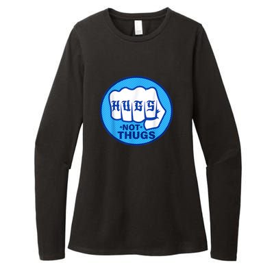 HUGS NOT THUGS Womens CVC Long Sleeve Shirt