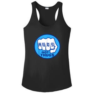 HUGS NOT THUGS Ladies PosiCharge Competitor Racerback Tank