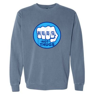 HUGS NOT THUGS Garment-Dyed Sweatshirt