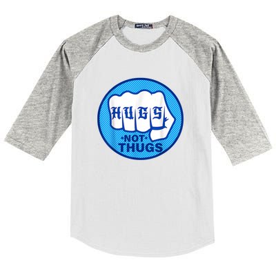 HUGS NOT THUGS Kids Colorblock Raglan Jersey