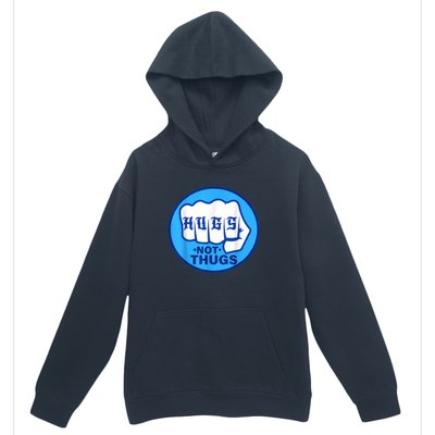 HUGS NOT THUGS Urban Pullover Hoodie