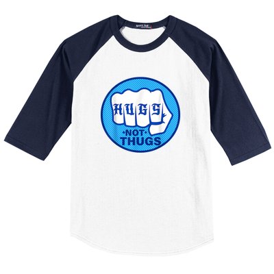 HUGS NOT THUGS Baseball Sleeve Shirt