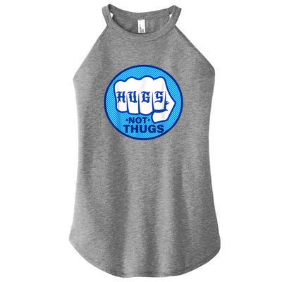 HUGS NOT THUGS Women's Perfect Tri Rocker Tank