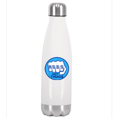 HUGS NOT THUGS Stainless Steel Insulated Water Bottle