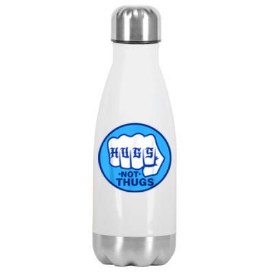 HUGS NOT THUGS Stainless Steel Insulated Water Bottle