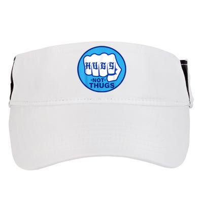 Hugs Not Thugs Trending Adult Drive Performance Visor