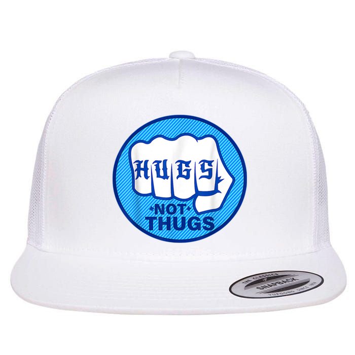 Hugs Not Thugs Trending Flat Bill Trucker Hat